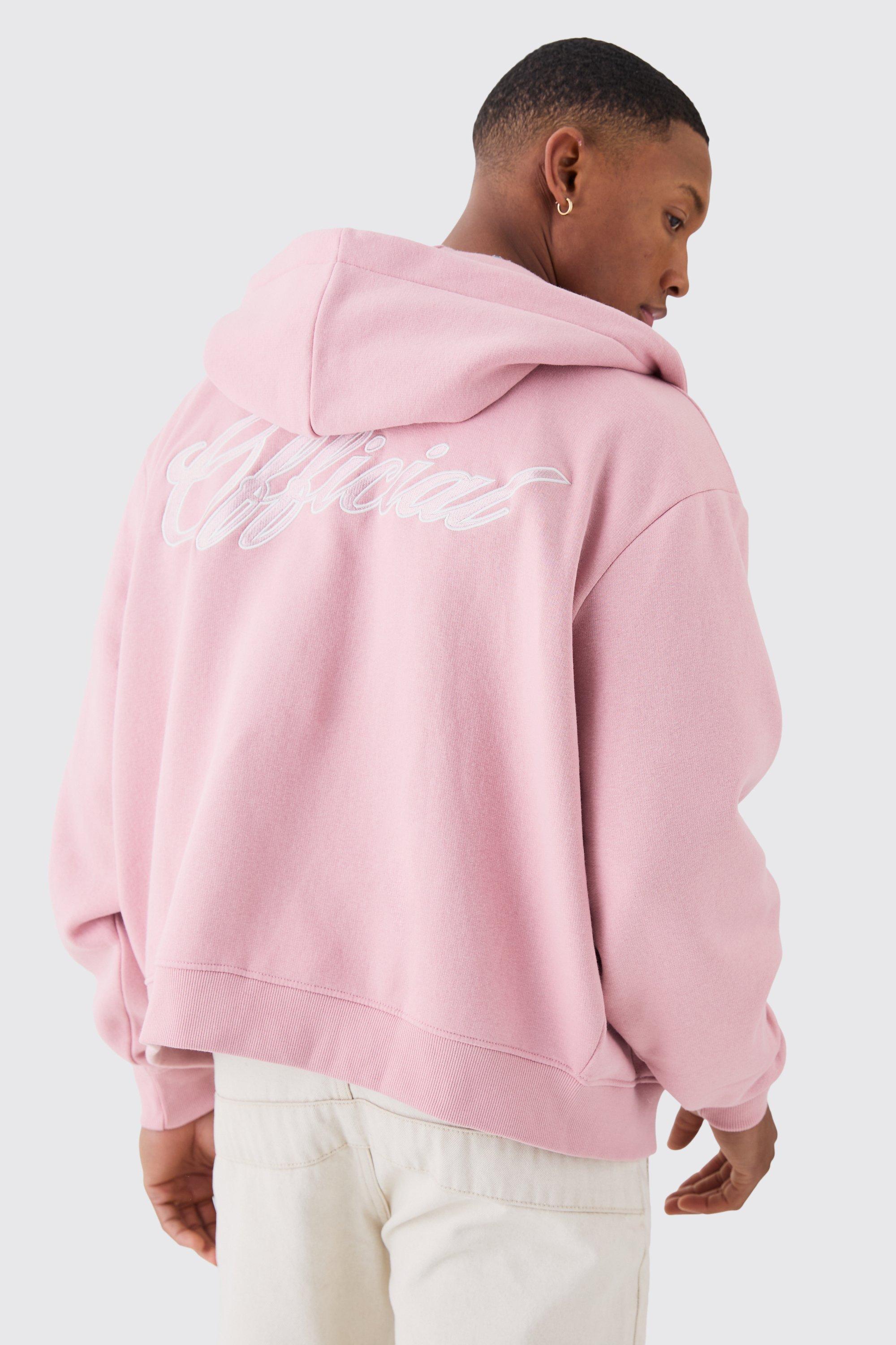 Official Boxy Fit Zip Through Hoodie boohooMAN